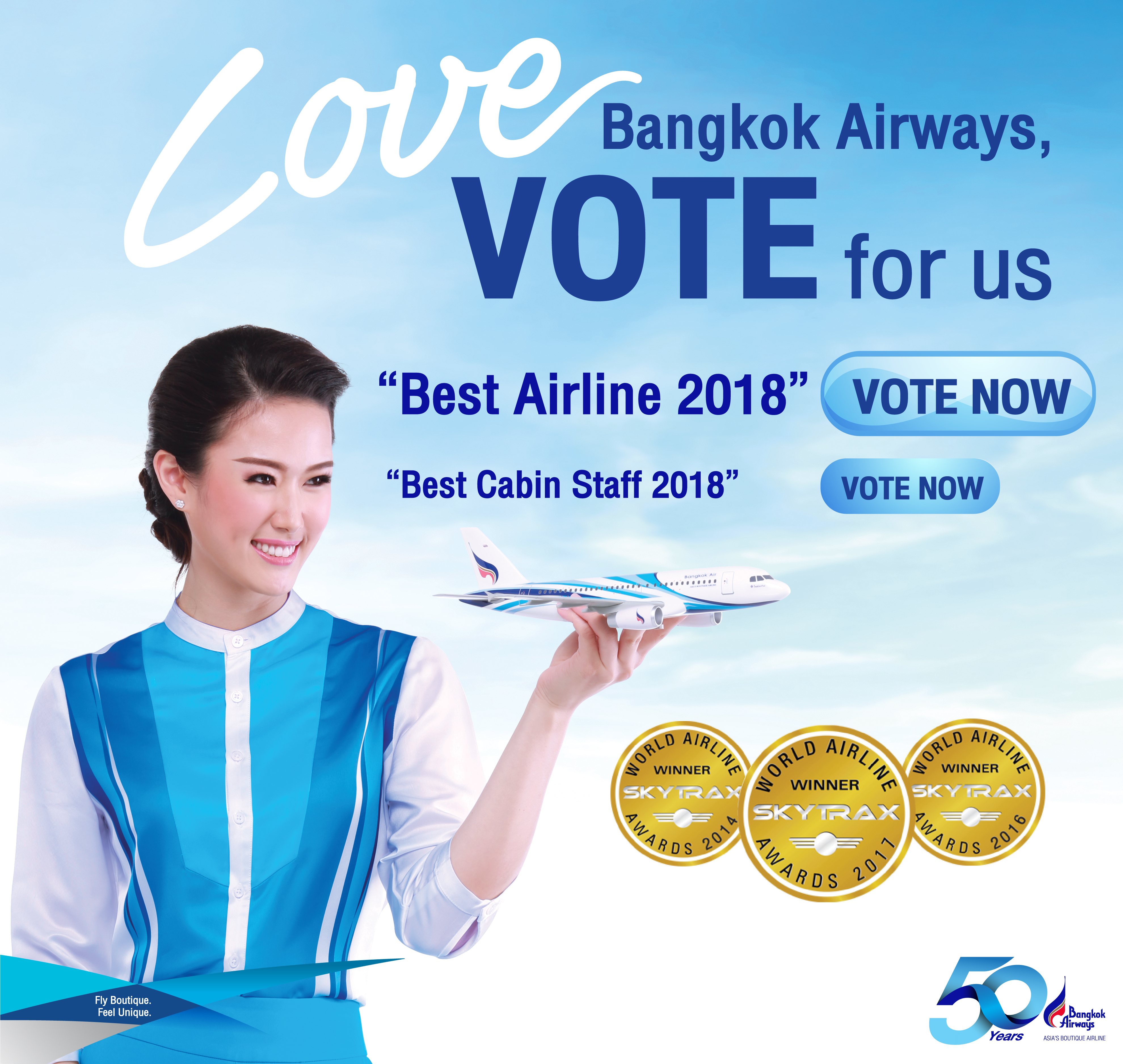 Bangkok Airways Vote SKYTRAX 2018