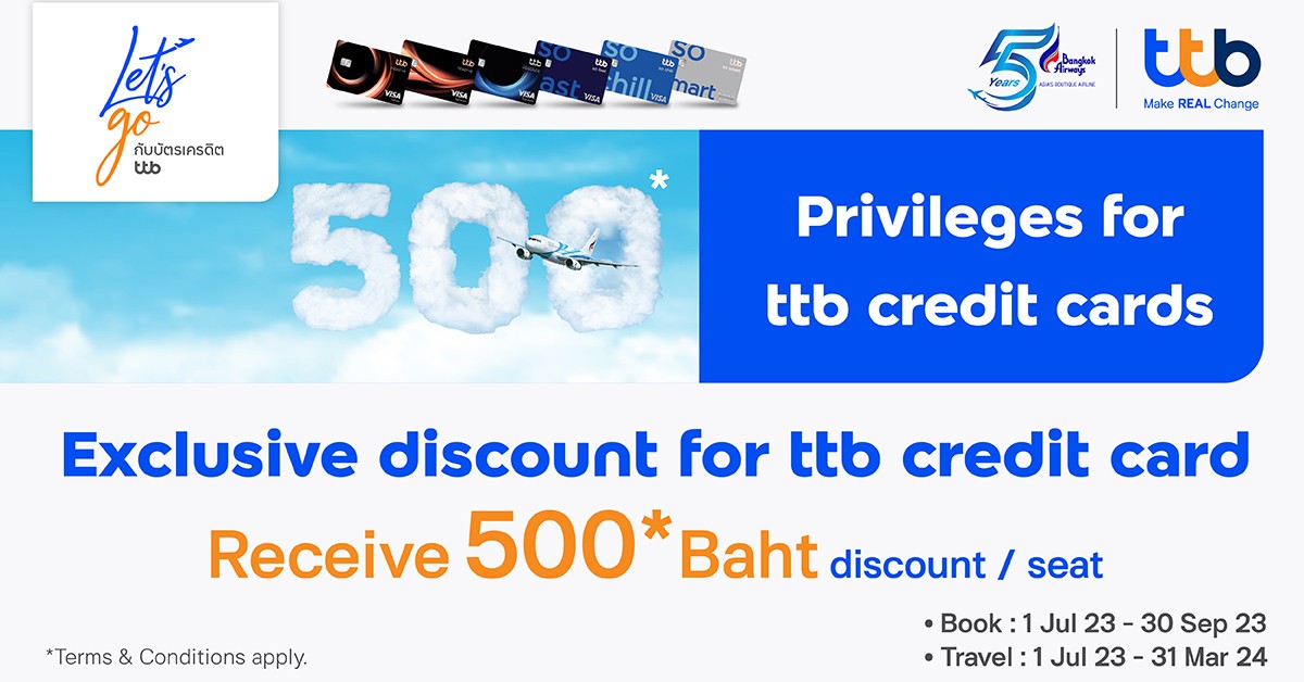 Exclusive Offer for All ttb Credit Card